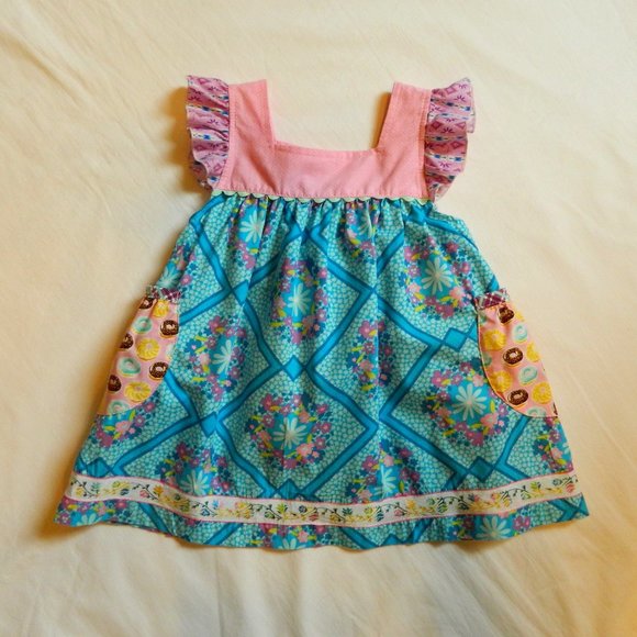 Matilda Jane Platinum Top Dress size 4  Easter Spring - Picture 1 of 6
